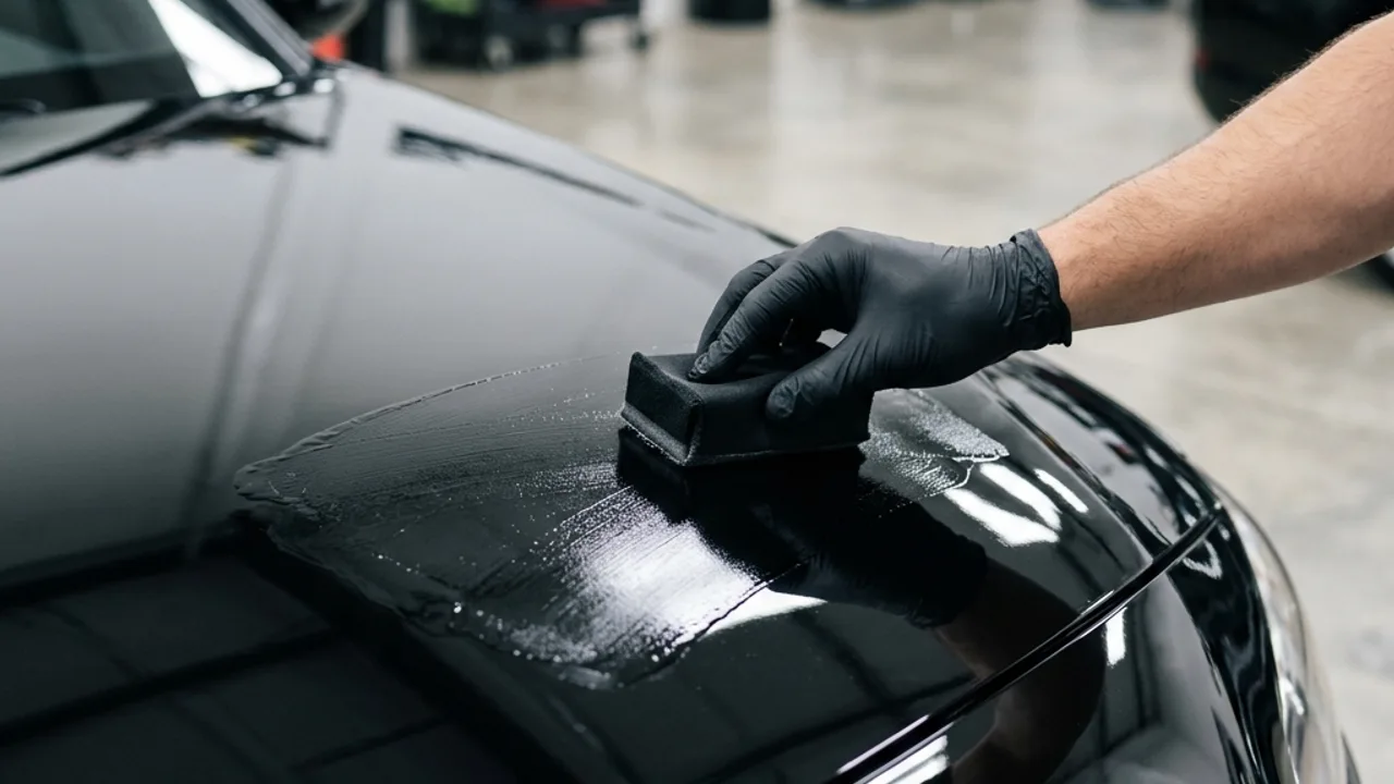 Ceramic Coating Preparation work on an Albany vehicle